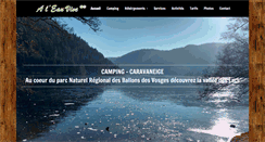 Desktop Screenshot of campingaleauvive.com