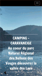 Mobile Screenshot of campingaleauvive.com