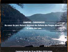 Tablet Screenshot of campingaleauvive.com